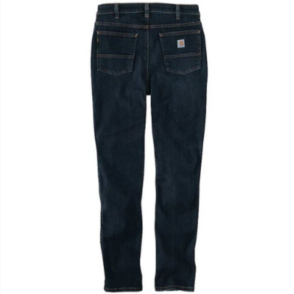 Carhartt Jean Pant Women's Size 20 Short Rugged Flex Slim Fit Tapered Mid Rise - Picture 4 of 4